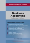 A Straightforward Guide To Business Accounting For Businesses Of All Types : Revised Edition 2022 - Book