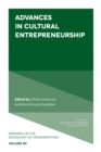 Advances in Cultural Entrepreneurship - Book