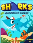 Sharks Coloring book for kids 4-8 : An Adorable coloring book for kids with cute and baby sharks and ocean animals - Book
