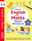 Usborne English and Maths Giant Workbook 5-6 - Book