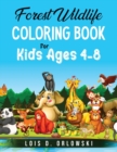 Forest Wildlife Coloring Book For Kids Ages 4-8 - Book