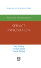 Advanced Introduction to Service Innovation - eBook