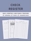 Check Register : Accounting Ledger Book for Daily, Monthly, and Yearly Bookkeeping of Payments, Deposits, and Finances for Small Businesses and Personal Checkbooks (Lavender) - Book