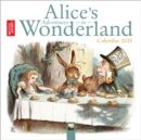 British Library: Alice in Wonderland Mini Wall Calendar 2024 (Art Calendar) - Book