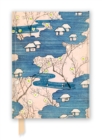 Japanese Woodblock: Cottages with Rivers & Cherry Blossoms (Foiled Journal) - Book