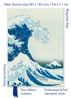 Katsushika Hokusai: The Great Wave (Foiled Quarto Journal) - Book