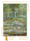 Claude Monet: Bridge over a Pond of Water Lilies (Foiled Quarto Journal) - Book