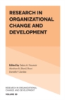 Research in Organizational Change and Development - Book