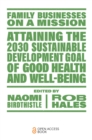 Attaining the 2030 Sustainable Development Goal of Good Health and Well-Being - Book