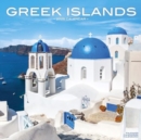 Greek Islands Calendar 2025 Square Travel Wall Calendar - 16 Month - Book