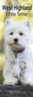 West Highland Terrier Slim Calendar 2025 Dog Breed Slimline Calendar - 12 Month - Book