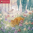 Ivory Cats by Lesley Anne Ivory Mini Wall Calendar 2025 (Art Calendar) - Book