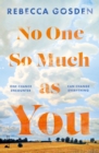No One So Much as You - Book