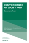 Essays in Honor of Joon Y. Park : Econometric Theory - Book