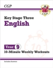 New KS3 Year 9 English 10-Minute Weekly Workouts - Book
