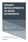Recent Developments in Asian Economics - eBook
