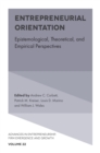 Entrepreneurial Orientation : Epistemological, Theoretical, and Empirical Perspectives - eBook