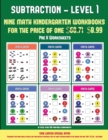 Pre K Worksheets (Kindergarten Subtraction/Taking Away Level 1) : 30 Full Color Preschool/Kindergarten Subtraction Worksheets That Can Assist with Understanding of Math (Includes 8 Additional PDF Book - Book