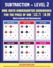 Math Lessons for Preschoolers (Kindergarten Subtraction/Taking Away Level 2) : 30 Full Color Preschool/Kindergarten Subtraction Worksheets (Includes 8 Printable Kindergarten PDF Books Worth $60.71) - Book