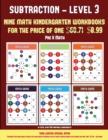 Pre K Math (Kindergarten Subtraction/Taking Away Level 3) : 30 Full Color Preschool/Kindergarten Subtraction Worksheets (Includes 8 Printable Kindergarten PDF Books Worth $60.71) - Book
