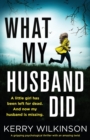 What My Husband Did : A gripping psychological thriller with an amazing twist - Book