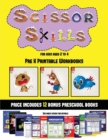 Pre K Printable Workbooks (Scissor Skills for Kids Aged 2 to 4) : 20 full-color kindergarten activity sheets designed to develop scissor skills in preschool children. The price of this book includes 1 - Book