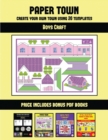 Boys Craft (Paper Town - Create Your Own Town Using 20 Templates) : 20 full-color kindergarten cut and paste activity sheets designed to create your own paper houses. The price of this book includes 1 - Book
