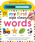 My First Wipe Clean Words - Book