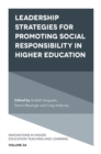 Leadership Strategies for Promoting Social Responsibility in Higher Education - Book