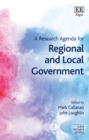 Research Agenda for Regional and Local Government - eBook
