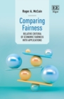 Comparing Fairness : Relative Criteria of Economic Fairness with Applications - eBook