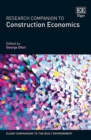 Research Companion to Construction Economics - Book