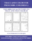 Fun Worksheets for Kids (Trace and Color for preschool children 2) : This book has 50 pictures to trace and then color in. - Book