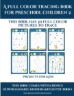 Projects for Kids (A full color tracing book for preschool children 2) : This book has 30 full color pictures for kindergarten children to trace - Book