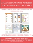 Activity Books for Children Aged 2 to 4 (A full color activity workbook for children aged 4 to 5 - Vol 1) : This book contains 30 full color activity sheets for children aged 4 to 5 - Book