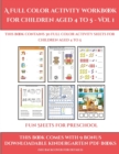 Fun Sheets for Preschool (A full color activity workbook for children aged 4 to 5 - Vol 1) : This book contains 30 full color activity sheets for children aged 4 to 5 - Book