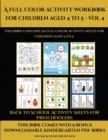 Back to School Activity Sheets for Preschoolers (A full color activity workbook for children aged 4 to 5 - Vol 4) : This book contains 30 full color activity sheets for children aged 4 to 5 - Book