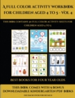 Best Books for Four Year Olds (A full color activity workbook for children aged 4 to 5 - Vol 4) : This book contains 30 full color activity sheets for children aged 4 to 5 - Book