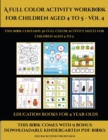 Education Books for 4 Year Olds (A full color activity workbook for children aged 4 to 5 - Vol 4) : This book contains 30 full color activity sheets for children aged 4 to 5 - Book