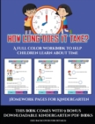 Homework Pages for Kindergarten (How long does it take?) : A full color workbook to help children learn about time - Book