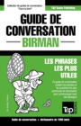 Guide de conversation - Birman - Les phrases les plus utiles : Guide de conversation et dictionnaire de 1500 mots - Book