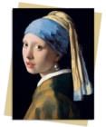 Johannes Vermeer: Girl With a Pearl Earring Greeting Card Pack : Pack of 6 - Book