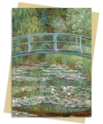Claude Monet: Bridge over a Pond of Water Lilies Greeting Card Pack : Pack of 6 - Book