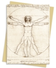 Leonardo da Vinci: Vitruvian Man Greeting Card Pack : Pack of 6 - Book