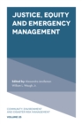 Justice, Equity and Emergency Management - Book