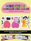 Aktivitaten ausschneiden und einfugen : (20 vollfarbige Kindergarten-Arbeitsblatter zum Ausschneiden und Einfugen - Monster) - Book