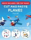 Boys Craft (Cut and Paste - Planes) : This book comes with collection of downloadable PDF books that will help your child make an excellent start to his/her education. Books are designed to improve ha - Book