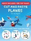 Fun Art Projects (Cut and Paste - Planes) : This book comes with collection of downloadable PDF books that will help your child make an excellent start to his/her education. Books are designed to impr - Book