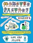 Preschool Scissor Practice (Cut and paste Monster Factory - Volume 3) : This book comes with collection of downloadable PDF books that will help your child make an excellent start to his/her education - Book