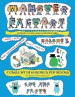 Scissor Cutting Skills for Preschool (Cut and paste Monster Factory - Volume 3) : This book comes with collection of downloadable PDF books that will help your child make an excellent start to his/her - Book